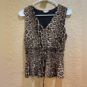 Ember Leopard Print Blouse